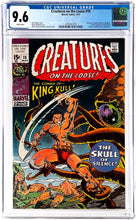 Load image into Gallery viewer, Creatures on the Loose #10 CGC 9.6 White 1st Appearance King Kull 1971 Marvel Comics