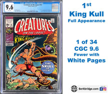 Load image into Gallery viewer, Creatures on the Loose #10 CGC 9.6 White 1st Appearance King Kull 1971 Marvel Comics
