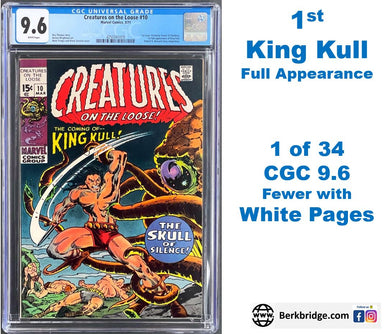 Creatures on the Loose #10 CGC 9.6 White 1st Appearance King Kull 1971 Marvel Comics