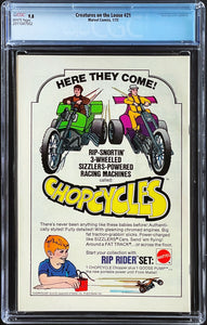 Creatures on the Loose #21 CGC 9.8 White Pages 1973 Marvel Comics