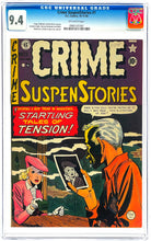 Load image into Gallery viewer, Crime SuspenStories #1 CGC 9.4 NM 1950 E.C. Pre Code Horror First Issue Johnny Craig