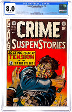 Load image into Gallery viewer, Crime SuspenStories #16 CGC 8.0 White Pages 1953 E.C. Comics Pre-Code Horror Johnny Craig Cover