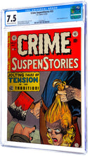 Load image into Gallery viewer, Crime SuspenStories #22 CGC 7.5 OWW 1954 E.C. Comics Classic Decapitation Cover