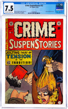 Load image into Gallery viewer, Crime SuspenStories #22 CGC 7.5 OWW 1954 E.C. Comics Classic Decapitation Cover