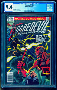 DAREDEVIL #168 CGC 9.4 WHITE PAGES 💎 NEWSSTAND EDITION