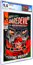 Load image into Gallery viewer, DAREDEVIL #38 CGC 9.4 White Pages 1968 Marvel Comics Doctor Doom Appearance