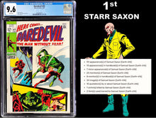 Load image into Gallery viewer, Daredevil #49 CGC 9.6 White 1969 Marvel Comics 1st Appearance Starr Saxon