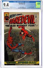 Load image into Gallery viewer, DAREDEVIL #16 #17 CGC 9.4 NM 1966 Marvel Comics Spider-Man Appearance Set (2)