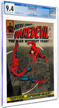 Load image into Gallery viewer, DAREDEVIL #16 #17 CGC 9.4 NM 1966 Marvel Comics Spider-Man Appearance Set (2)