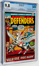 Load image into Gallery viewer, Defenders #4 CGC 9.8 White Pages 1st Appearance Valkyrie 1973 Marvel Comics