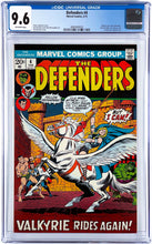 Load image into Gallery viewer, Defenders #4 CGC 9.6 NM+ 1st Appearance Valkyrie 1973 Marvel Comics
