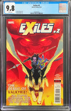 Load image into Gallery viewer, EXILES #2 CGC 9.8 WHITE PAGES 💎 1st NEW VALKYRIE