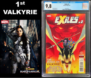 EXILES #2 CGC 9.8 WHITE PAGES 💎 1st NEW VALKYRIE