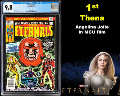 Eternals #5 CGC 9.8 White 1976 Marvel 1st Appearance Thena Makkari