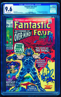 FANTASTIC FOUR #113 CGC 9.6 OFF WHITE PAGES 💎 1st OVERMIND