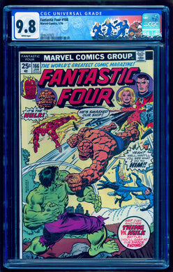 FANTASTIC FOUR #166 CGC 9.8 WHITE PAGES
