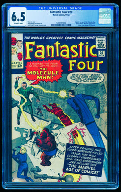 FANTASTIC FOUR #20 CGC 6.5 OFF WHITE PAGES 💎 UNPRESSED