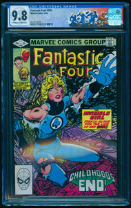FANTASTIC FOUR #245 CGC 9.8 OW WHITE PAGES 💎 FF49 CUSTOM LABEL