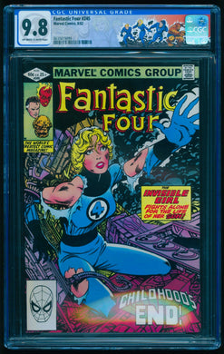 FANTASTIC FOUR #245 CGC 9.8 OW WHITE PAGES 💎 FF49 CUSTOM LABEL