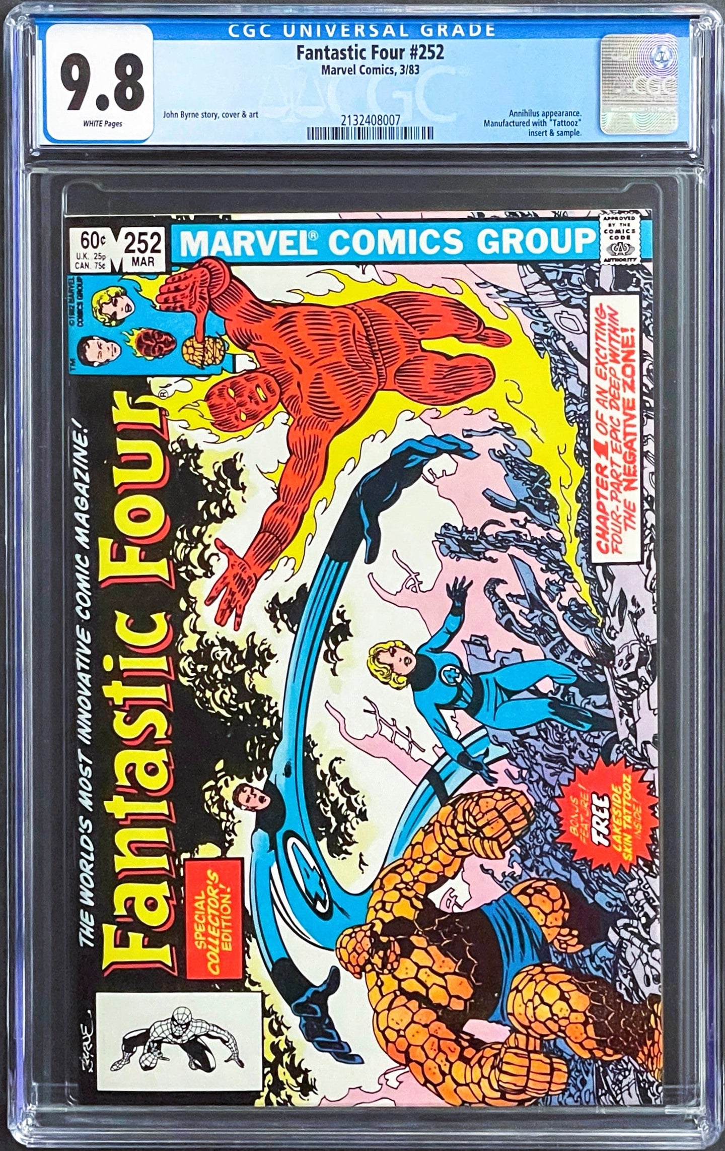 FANTASTIC FOUR #252 CGC 9.8 WHITE PAGES 💎 