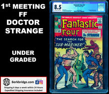 Load image into Gallery viewer, FANTASTIC FOUR #27 CGC 8.5 OW WHITE PAGES 💎 1st Dr. STRANGE CROSSOVER