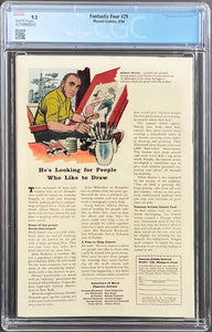 FANTASTIC FOUR #29 CGC 9.2 WHITE PAGES 💎 1st WATCHER COVER