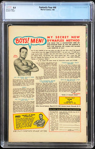 FANTASTIC FOUR #46 CGC 8.0 WHITE PAGES 💎 1st FULL BLACK BOLT (UNPRESSED)