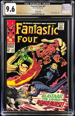 FANTASTIC FOUR #63 CGC 9.6 WHITE PAGES 💎 ROCKY MOUNTAIN PEDIGREE (UNPRESSED)