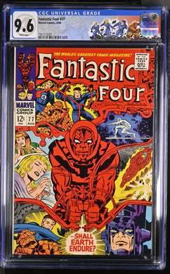 FANTASTIC FOUR #77 CGC 9.6 WHITE PAGES