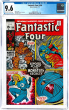 Load image into Gallery viewer, Fantastic Four #106 CGC 9.6 NM+ 1971 Marvel Comics