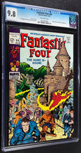 Load image into Gallery viewer, Fantastic Four #84 CGC 9.8 Doctor Doom Appearance 1969 Marvel Comics (1 of 9)
