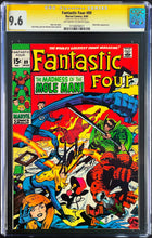 Load image into Gallery viewer, Fantastic Four #89 CGC 9.6 Signed Stan Lee 1969 Marvel Comics (1 of 1 Top Graded SS)