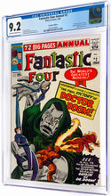 Load image into Gallery viewer, Fantastic Four Annual #2 CGC 9.2 1964 Marvel Comics Origin Doctor Doom Canadian Variant (Top Graded 1 of 2)