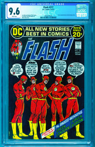FLASH #217 CGC 9.6 WHITE PAGES