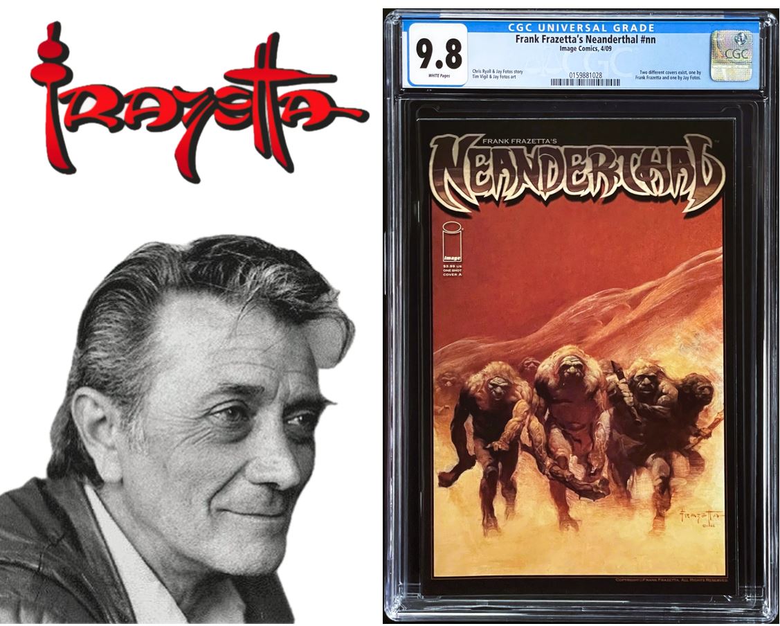 FRANK FRAZETTA'S NEANDERTHAL #nn CGC 9.8 WHITE PAGES 🔥 1 OF 6