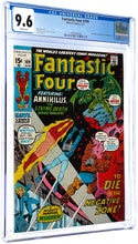 Load image into Gallery viewer, Fantastic Four #109 CGC 9.6 White Pages 1971 Marvel Comics