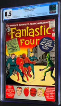 Load image into Gallery viewer, Fantastic Four #11 CGC 8.5 White Pages 1963 Marvel Comics Origin &amp; 1st Appearance Impossible Man.