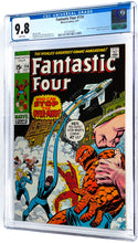 Load image into Gallery viewer, Fantastic Four #114 CGC 9.8 White Pages 1971 Marvel Comics 1st Full Appearance Over-mind