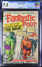 Load image into Gallery viewer, Fantastic Four #12 CGC 7.5 1963 Marvel Comics + FF #166 CGC 9.8 White Pages Set (2)