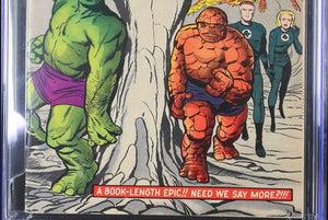Fantastic Four #12 CGC 7.5 Marvel Comics 1963 1st Hulk Meeting