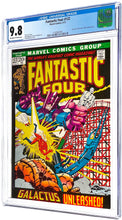 Load image into Gallery viewer, Fantastic Four #122 CGC 9.8 1972 Marvel Comics Galactus &amp; Silver Surfer Appearance
