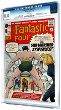 Load image into Gallery viewer, Fantastic Four #14 CGC 8.0 White Pages 1963 Marvel Comics (UNPRESSED)