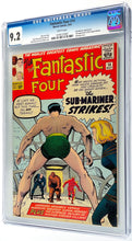 Load image into Gallery viewer, Fantastic Four #14 CGC 9.2 White Pages 1963 Marvel Comics (UNPRESSED)