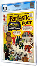 Load image into Gallery viewer, Fantastic Four #15 CGC 9.2 White Pages 1963 Marvel Comics 1st Appearance Mad Thinker (Upgrade Candidate)