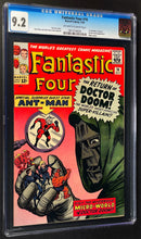 Load image into Gallery viewer, Fantastic Four #16 CGC 9.2 1963 Marvel Comics Doctor Doom Ant Man