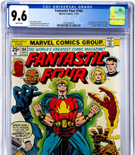 Load image into Gallery viewer, Fantastic Four #164 #165 CGC 9.6 White 1975 Marvel Comics Lot of 2