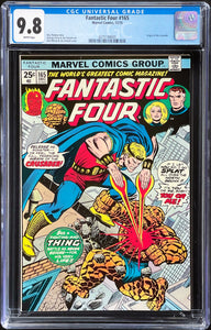 Fantastic Four #165 CGC 9.8 White 1975 Marvel Comics Origin Crusader