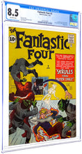 Load image into Gallery viewer, Fantastic Four #2 CGC 8.5 1962 Marvel Comics 1st Appearance Skrulls