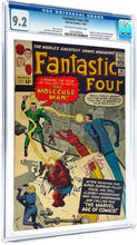 Load image into Gallery viewer, Fantastic Four #20 CGC 9.2 1963 Marvel Comics Origin &amp; 1st Appearance Molecule Man