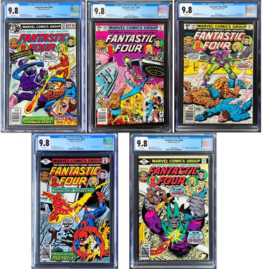Fantastic Four #204 #205 #206 #207 #208 CGC 9.8 White 1979 Marvel Comics Lot of 5